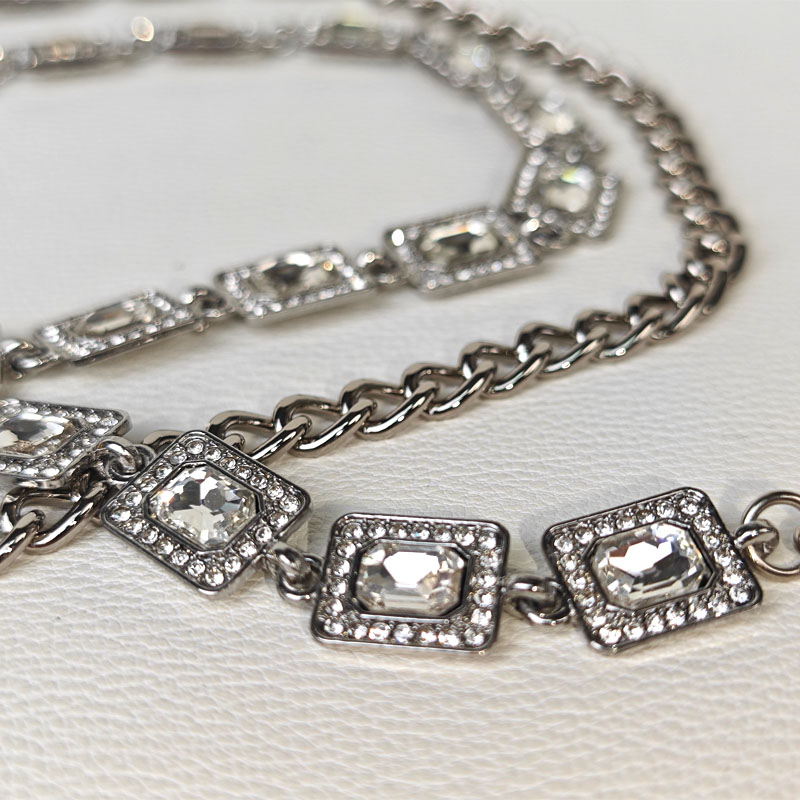 Crystal Diamond Waist Chain